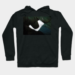 Russian Goose Plumage Texture Hoodie